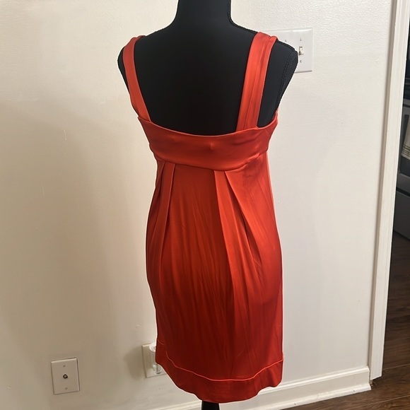 Diane von Furstenberg Rust Orange Dress, sz 8 - Picture 2 of 11